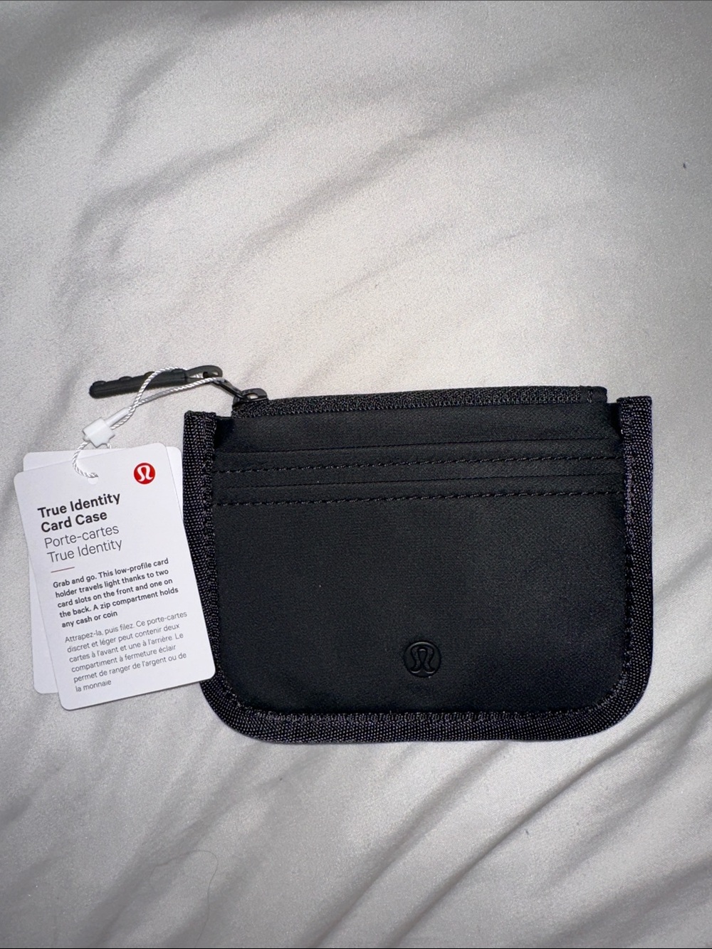 lululemon athletica Black True Identity Card Case